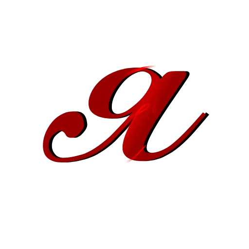 Стикер 32 Ash Alphabet