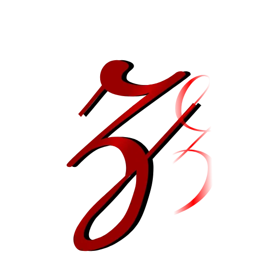 Стикер 8 Ash Alphabet