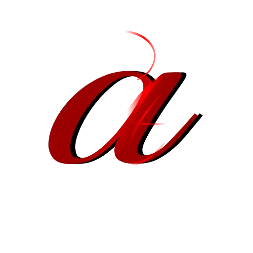Стикер 34 Ash Alphabet