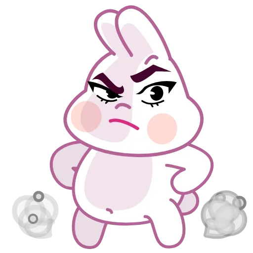 Стикер 37 Asian Bunny
