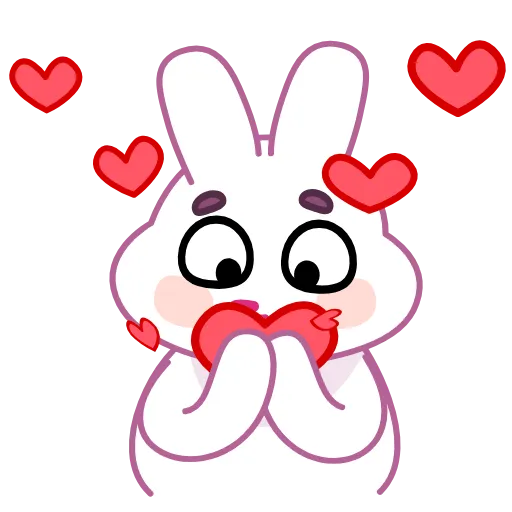 Стикер 29 Asian Bunny