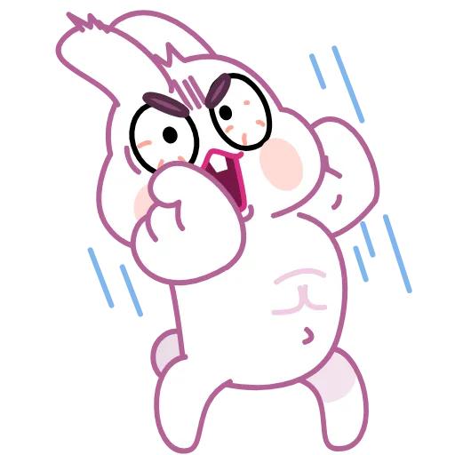 Стикер 36 Asian Bunny