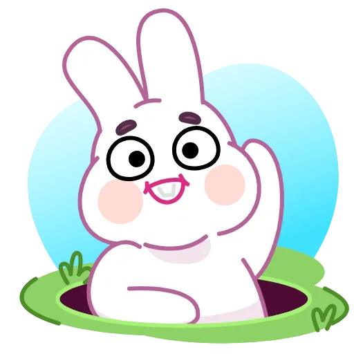 Стикер 32 Asian Bunny