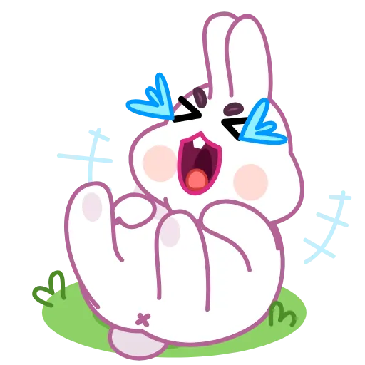 Стикер 28 Asian Bunny