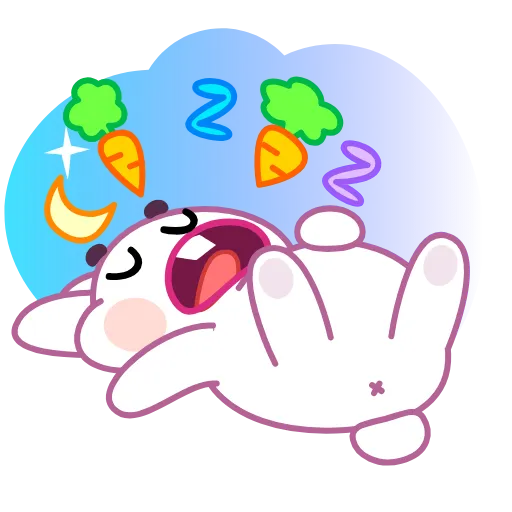 Стикер 13 Asian Bunny