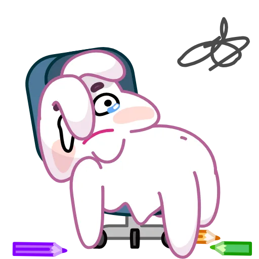 Стикер 12 Asian Bunny