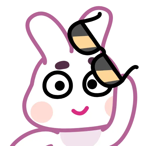 Стикер 7 Asian Bunny