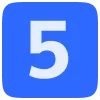 5️⃣ Эмодзи «Синие буквы» для Telegram