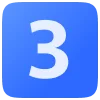 3️⃣ Эмодзи «Синие буквы» для Telegram
