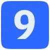 9️⃣ Эмодзи «Синие буквы» для Telegram