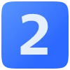 2️⃣ Эмодзи «Синие буквы» для Telegram