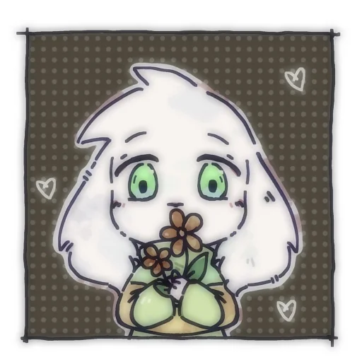 💔 Стикер «Asriel and Chara» для Telegram