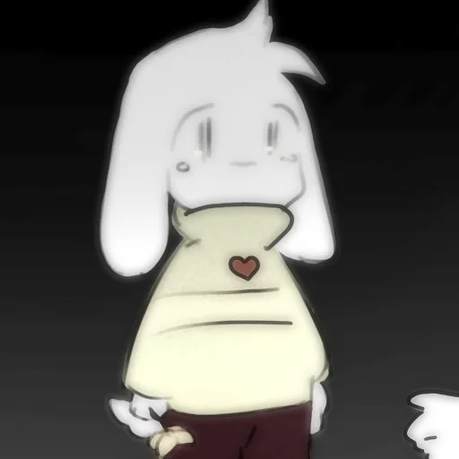 💔 Стикер «Asriel and Chara» для Telegram
