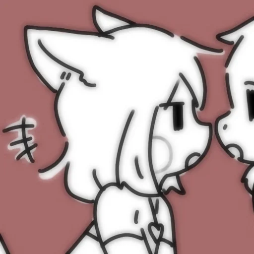 💔 Стикер «Asriel and Chara» для Telegram