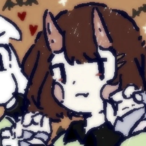 😈 Стикер «Asriel and Chara» для Telegram