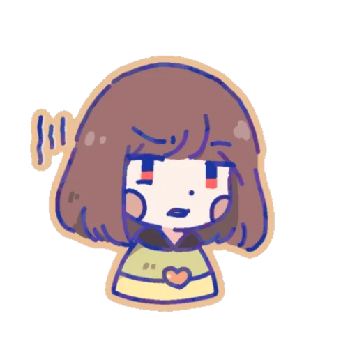 💔 Стикер «Asriel and Chara» для Telegram