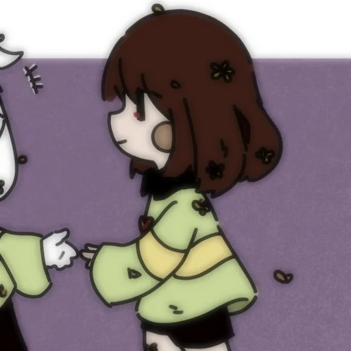 💔 Стикер «Asriel and Chara» для Telegram