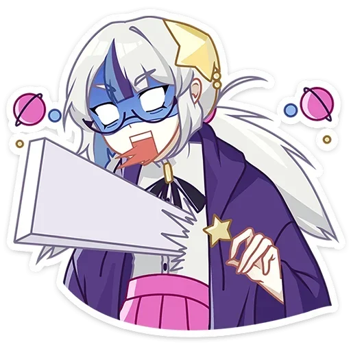 🌙 Стикер «Астерия без надписей» для Telegram