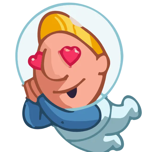 Стикер 29 Astronaut Alex