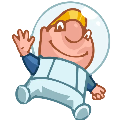 Стикер 25 Astronaut Alex