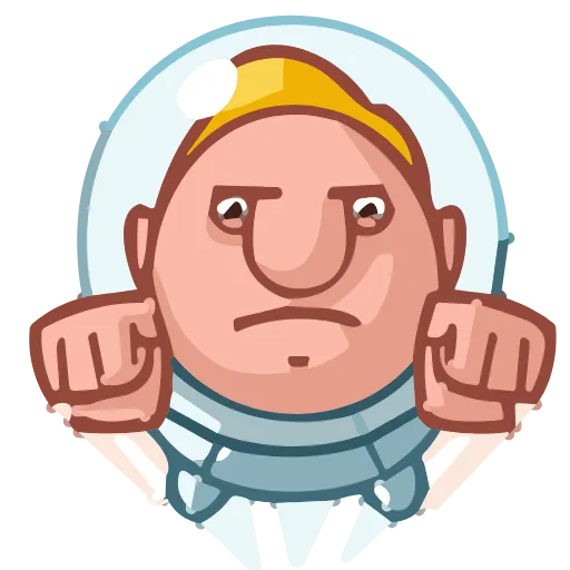 Стикер 18 Astronaut Alex