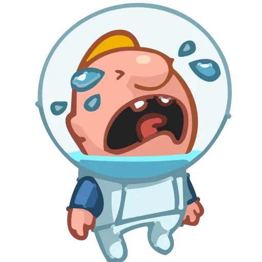Стикер 11 Astronaut Alex