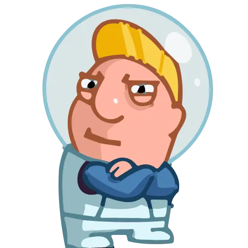 Стикер 26 Astronaut Alex