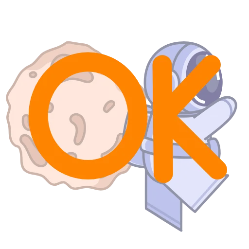 🤩 Эмодзи «Космонавт - ко дню космонавтики» для Telegram
