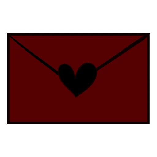 💌 Эмодзи «Красные векторные буквы» для Telegram