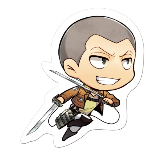 😁 Стикер «AttackOnTitan» для Telegram