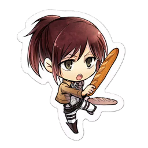 🍞 Стикер «AttackOnTitan» для Telegram