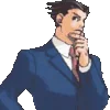 Стикер 19 Ace Attorney