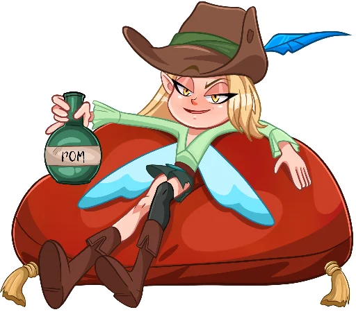 🤤 Стикер «Немного красивых отклонёнок» для Telegram