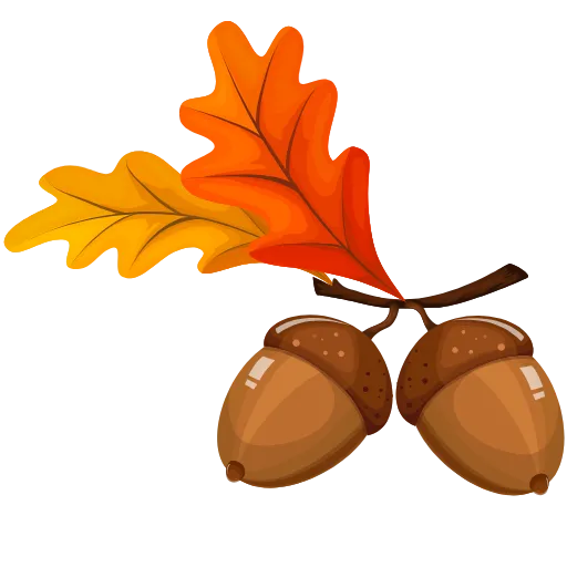 Стикер 19 🍁 Осенние эмодзи.