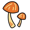 🍄 Эмодзи «осенние буквы и эмодзи» для Telegram
