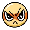 😠 Эмодзи «осенние буквы и эмодзи» для Telegram