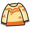 🧥 Эмодзи «осенние буквы и эмодзи» для Telegram