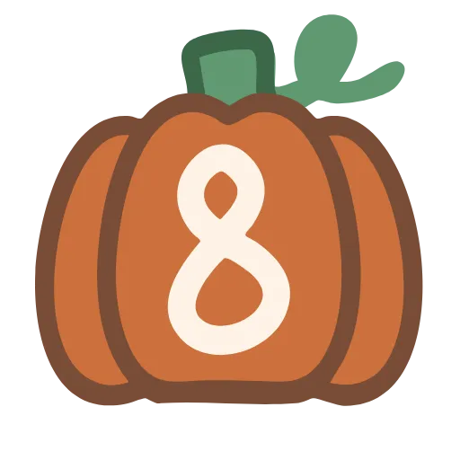 Стикер 36 Анимированный набор эмоджи с осенней эстетикой и вайбом