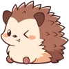 🦔 Эмодзи «Коричневые буквы, цифры» для Telegram