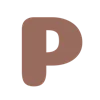 🍁 Эмодзи «Коричневые буквы, цифры» для Telegram
