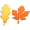 🍁 Эмодзи «Осень 3D» для Telegram