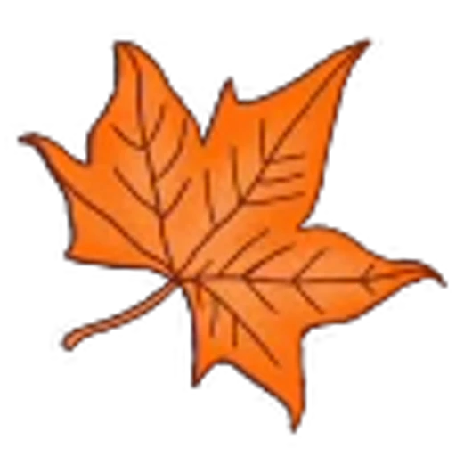 🍁 Эмодзи «Осенний шрифт анимированный» для Telegram