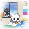 Стикер 50 Avatar Cat Emoji