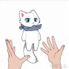 Стикер 32 Avatar Cat Emoji