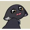Стикер 4 Avatar Cat Emoji