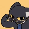 Стикер 5 Avatar Cat Emoji