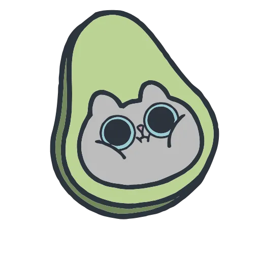 Стикер 33 Avocatto