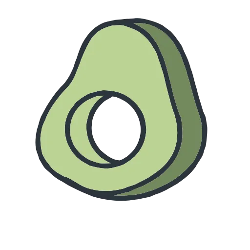 Стикер 12 Avocatto
