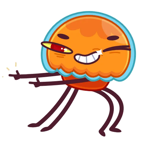 Стикер 10 Bob The Jellyfish -