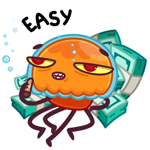 Стикер 18 Bob The Jellyfish -